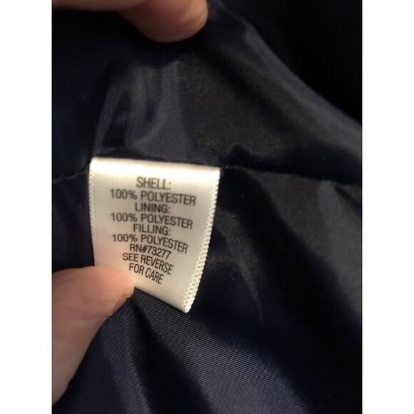 Croft & Barrow Womens M Tartan Plaid Green Blue Quilted Vest Slash Pockets - Picture 5 of 8